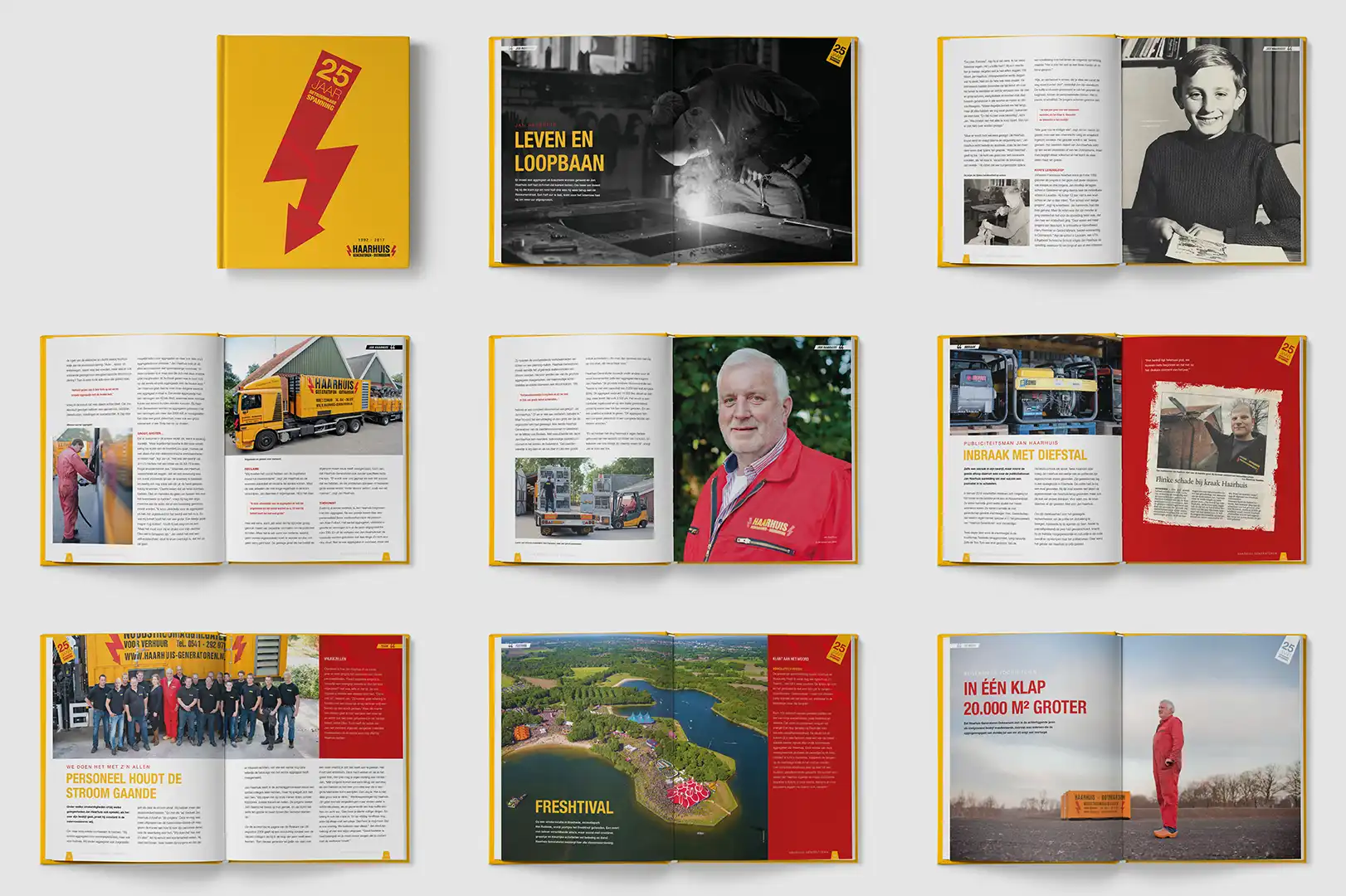 jubileumboek Haarhuis 25 jaar bestaan