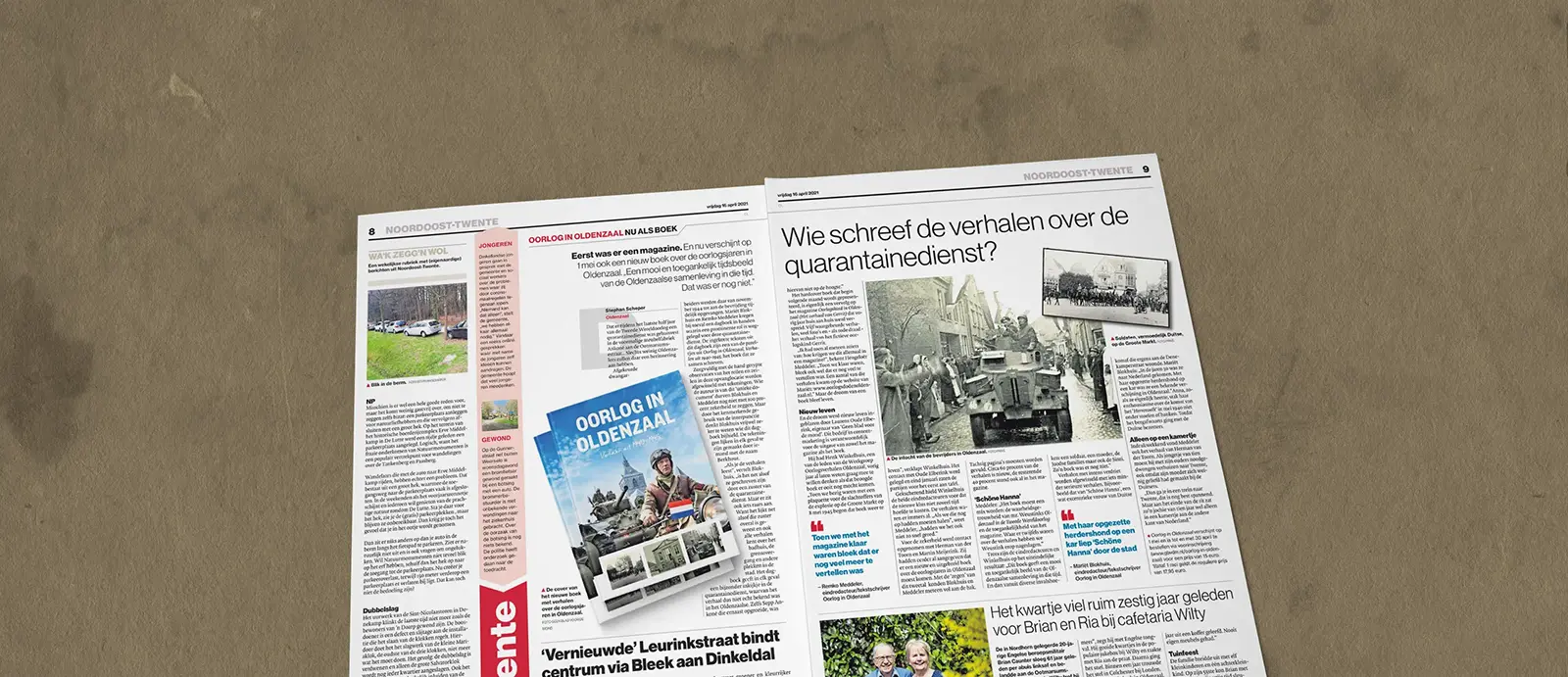 Oorlog in Oldenzaal: een boek vol verhalen die niet verloren mogen gaan
