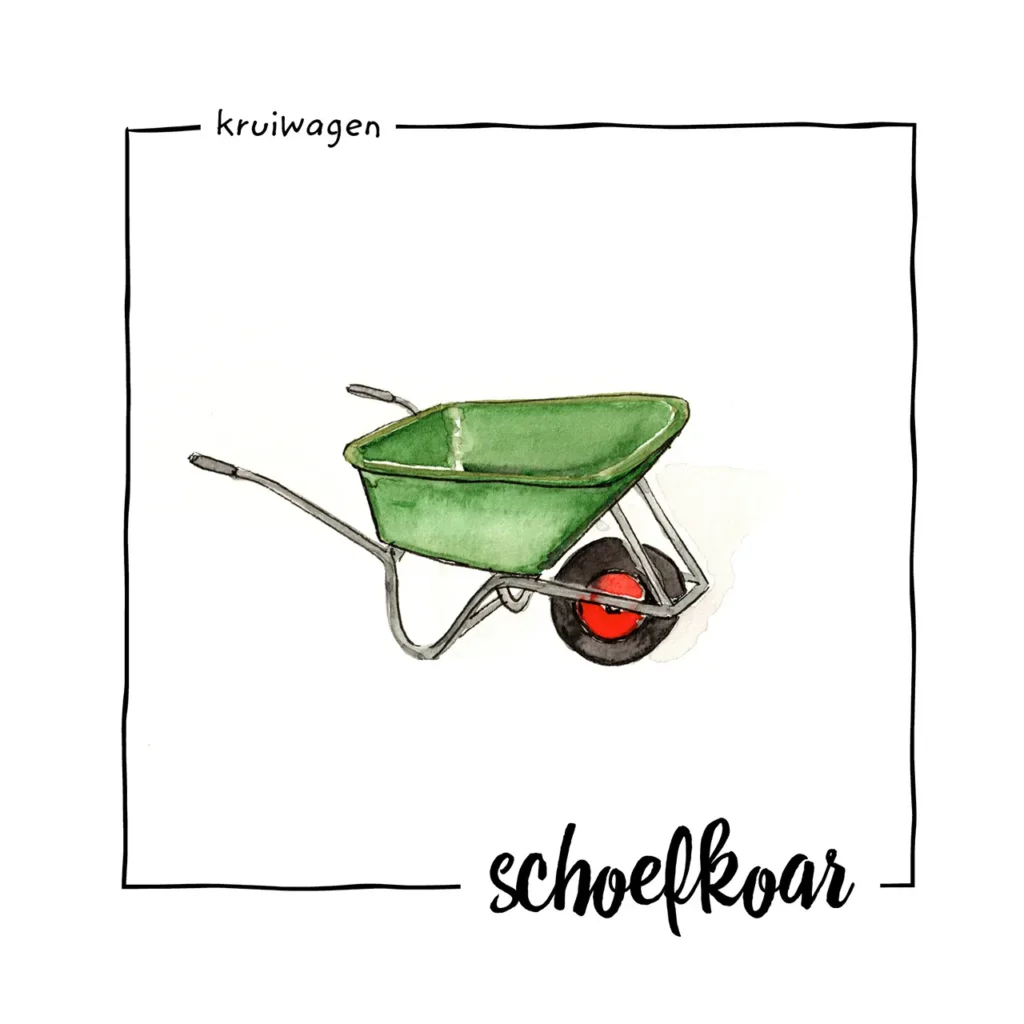 Twentse proat - schoefkoar - kruiwagen