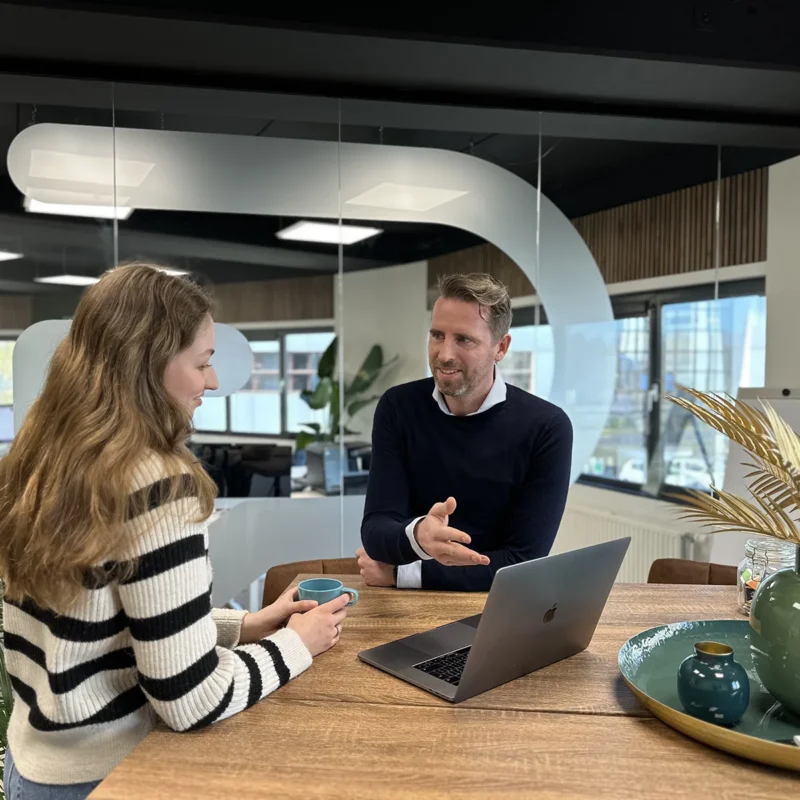 Werkoverleg bij Geen Blad voor de Mond